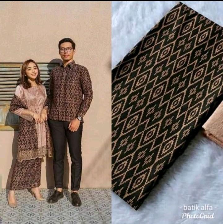 Kain Batik Katun Motif Coklatan Banyak Pilihan Motif 1