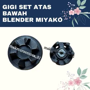 (Miyako) Gigi set atas bawah blender miyako