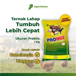 Promix 1 Kg Meningkatkan Bobot dan Nafsu Makan Ayam Sapi Kambing Babi dan Domba