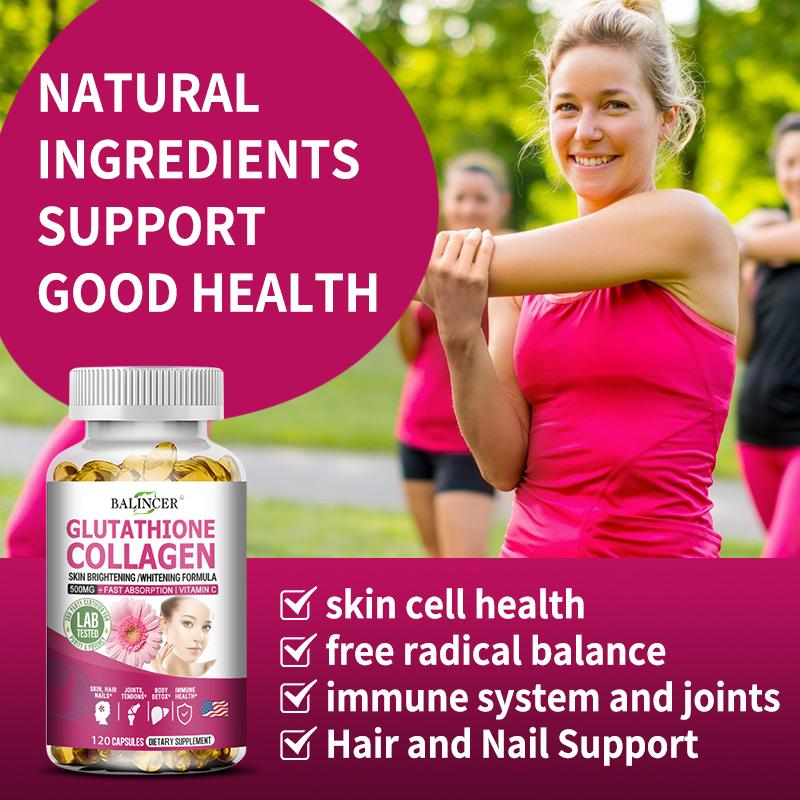 Promo Suplemen Kesehatan Kolagen Glutathione Balincer Mendukung Kesehatan  Kulit, Rambut, Kuku, Sendi, dan Sistem Kekebalan Tubuh - 30, 60, 120 Kapsul  - 30capsules - Kota Administrasi Jakarta Barat - Salma Nabilashop |  Tokopedia