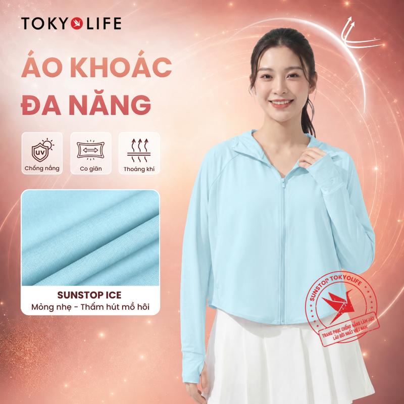 Áo khoác đa năng chống nắng NỮ SunStop Ice kiểu dáng năng động, thoáng khí bảo vệ da toàn diện 40005331