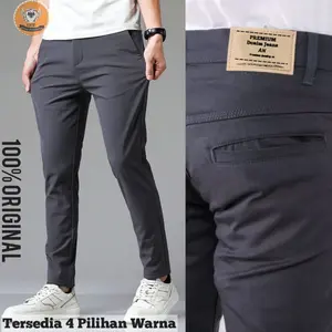 CELANA PRIA CHINO Slim fit Panjang Pria Kerja kantor Santai Liburan Cowok Original AN JEANS