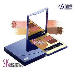 Pallete Eyeshadow Inez Color Contour Plus dengan UV Protection dan Tekstur Powdery Ringan