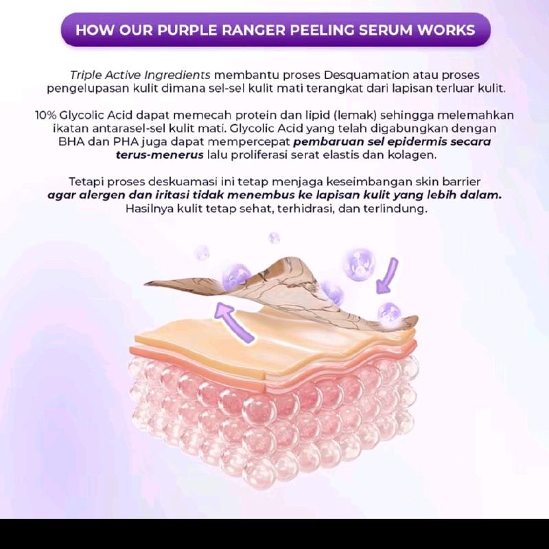 Facetology-serum peeling treatment purple ranger 4