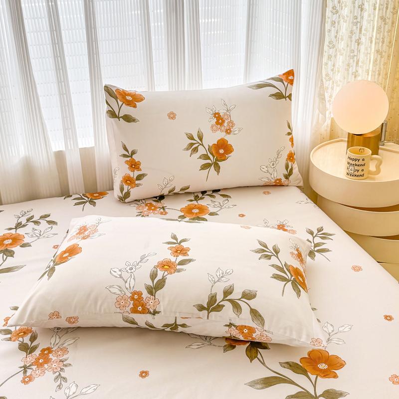 Product Introduction of Cotton Cadar Tatami mattress cover Hotel Fitted Bedsheet Single Queen King Plain Bed Sheet Getah Keliling Pillow Case cadar multicolor  bedsheets  hotel beige fade resistant sheets & pillowcases pink skin-friendly sheets & pillowcases 38