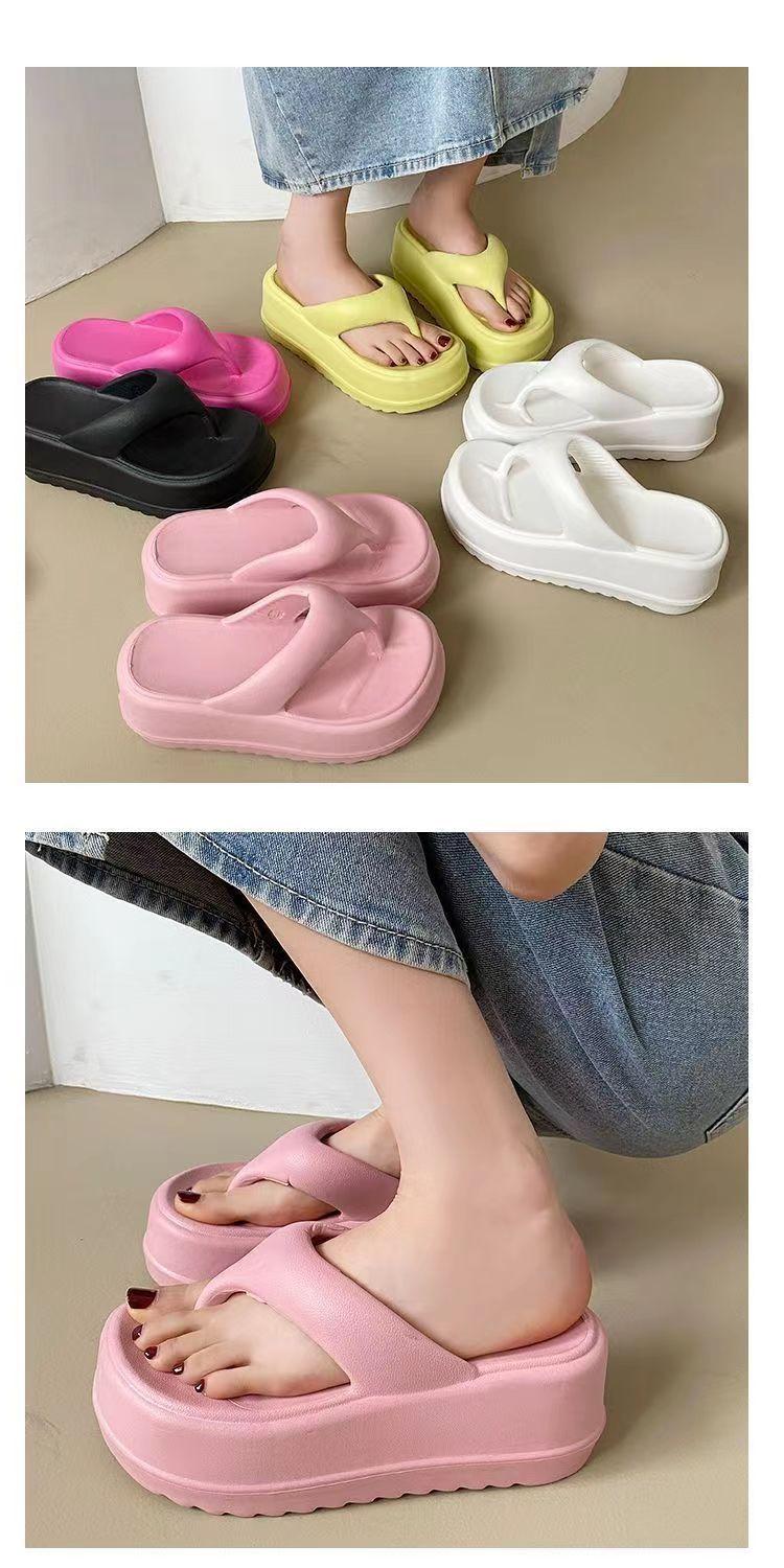 Product Introduction of Dép Xỏ Ngón Đế Dày Eva, Dành Cho Nữ, Chiều Cao Gót 6Cm, Đế Mềm Tăng Chiều Cao, Chống Trượt, Thời Trang Ins, Thích Hợp Mặc Ngoài Trời, Hàng Mới Về Mùa Hè 2024 6