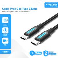 Gambar VENTION COSBF Kabel Data Type C to Type C Super Fast Charging 3A PD 60W Support 1 Meter 1M PVC Cable Tipe C Quick Charge PD Power Delivery dari ghanya Kab. Tangerang 1 Tokopedia