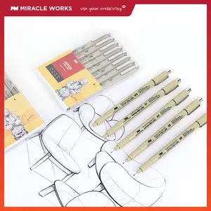 MW Micron Drawing pen set 3/5/8/10/12 Waterproof Drawing Pen Micron Set