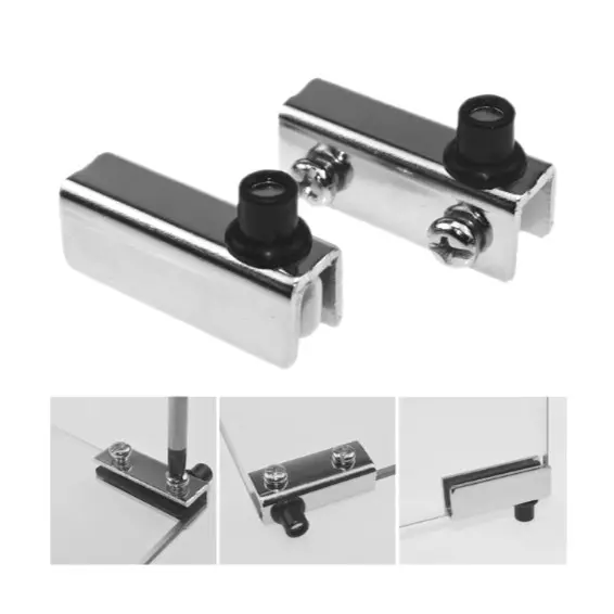 Engsel Kaca Jepit Pintu Pivot Double Single Push