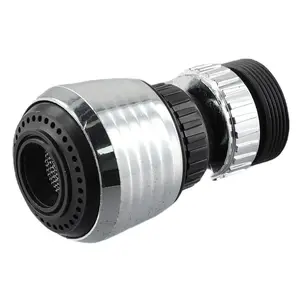 ABS Chrome Faucet Splash Nozzle Sink Cleaning Degrees Rotatable Swivel Water Saving Tap Filter Kitchen Adjustable Durable