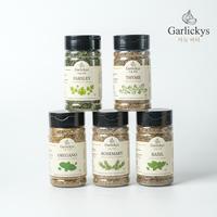 Gambar GARLICKYS Dapur Bumbu Herbs Bawang Putih Bombay Merah Kunyit Kayu Manis Kurma Jahe Premium Basil Oregano Parsley Paprika Lada Pala Ketumbar Kemiri Jinten Seasoning Bubuk - Bawang Putih, Varian dari Garlickys Kota Surabaya 3 Tokopedia