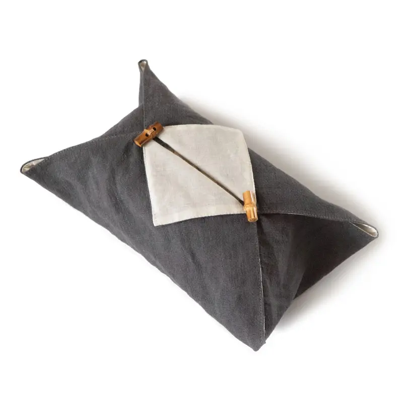 Chinese-style creative cotton and linen fabric tissue bag for the living room, tissue box, napkin storage box, cloth bag