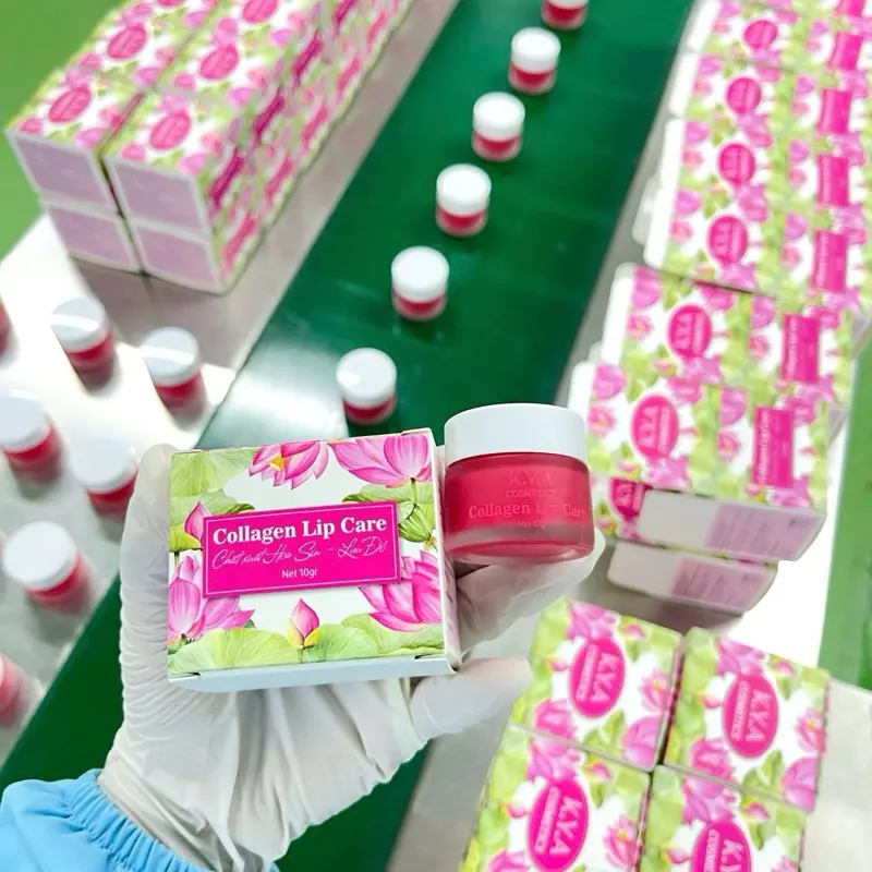 (Quà Tặng Kèm) SON DƯỠNG COLLAGEN LIP CARE [HOA SEN - LỰU ĐỎ] - K.Y.A Cosmetics - KL 10gr 5