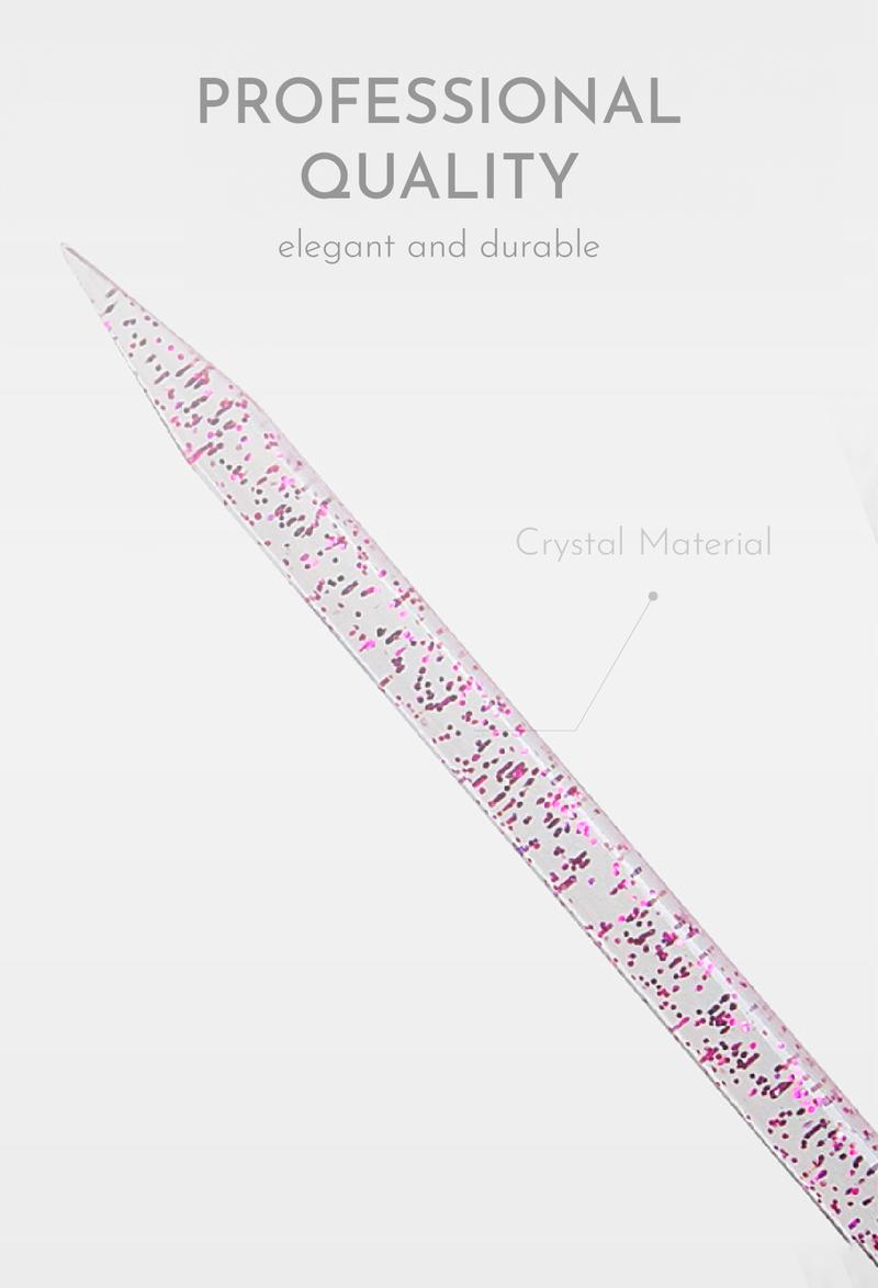 Product Introduction of Disposable Crystal Cuticle Pusher / Nail Art Sticks (50pcs) 1