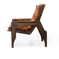 Gambar Lounge Chair / Kursi Malas - DJALOU - Walnut - Gloss Finish - Hijau dari kaisugih Kab. Bandung 1 Tokopedia