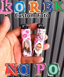 Korek custom foto lucu karakter spidermen / kiss / lotso