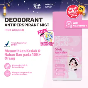 [Freshchubs] Deodorant Antiperspirant  PINK WONDER Ampuh Mencerahkan Ketiak Menghilangkan Bau Badan Berlebih  |- 50Ml