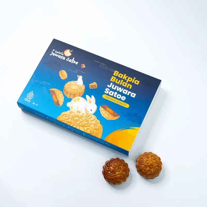[ 2 BOX ] PAKET BAKPIA BULAN MIX (KACANG HIJAU, KUMBU HITAM) - BAKPIA JUWARA SATOE 3