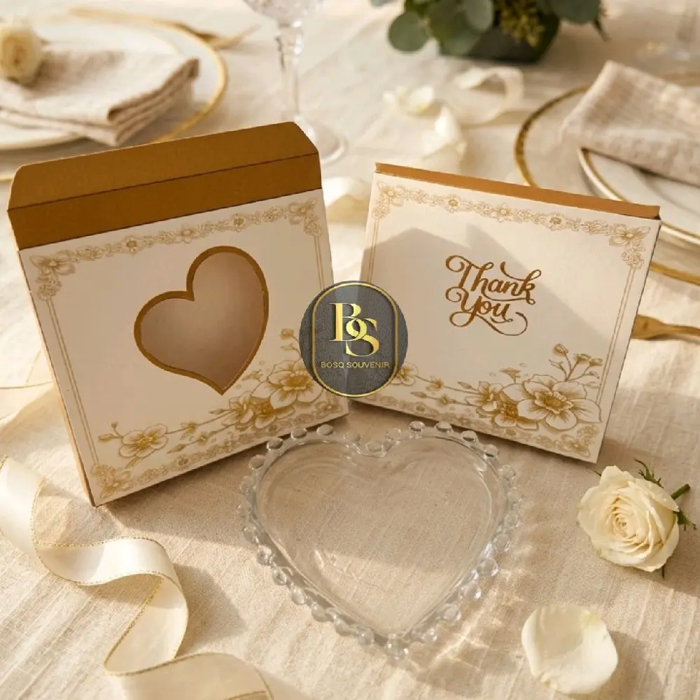 ( isi 50pcs ) PIRING PISIN LOVE KEMASAN BOK