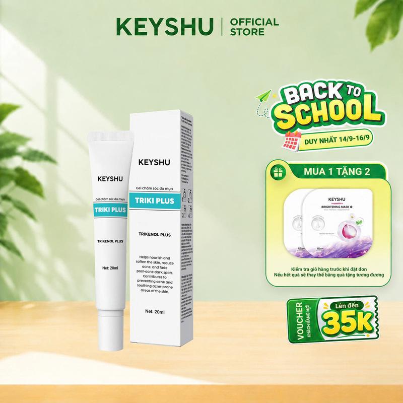 Serum Giảm Mụn Triki Plus KEYSHU Làm Dịu Da, Giảm Sưng Viêm Mụn Giúp Khô Cồi…