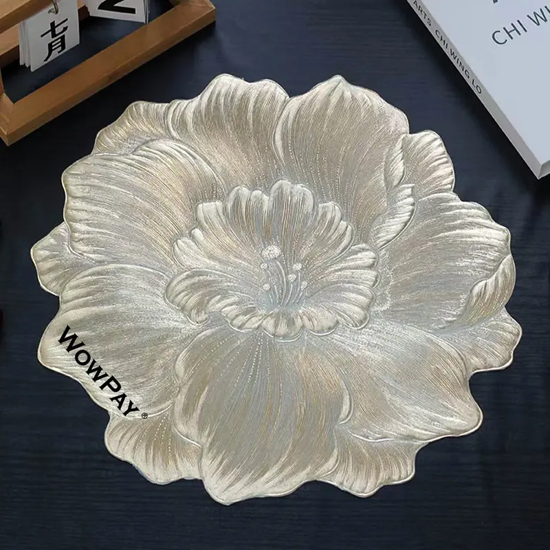 WowPay Alas Piring Placemat Nordic PVC  Waterproof Tatakan Gelas Piring Meja Makan Dapur 3