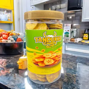 TANDUKKU CHIPS Kripik Pisang Manis Varian Rasa Nangka 200 Gr Snack Favorit Nikmat Lezat dan Praktis untuk Camilan Sehari-hari