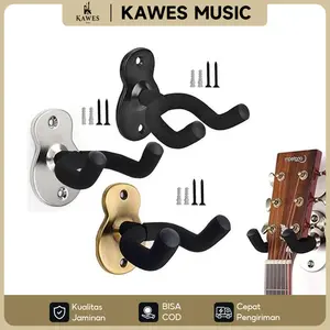 KAWES Kait Gitar Gantungan Gitar akustik klasik Guitar holder guitar mount Bracket Dinding Gitar Dengan sekrup