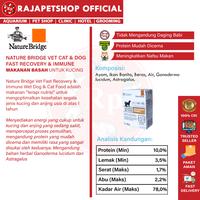 Gambar NATURE BRIDGE VET CAT & DOG WET FOOD – FAST RECOVERY & IMMUNE 190 GRAM dari Rajapetshop Official Kota Surabaya 2 Tokopedia