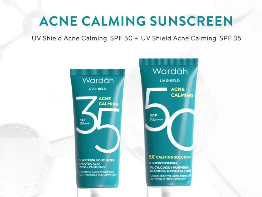 WARDAH UV SHIELD ACNE CALMING SUNSCREEN SERUM SPF50 & SPF35 PA++++