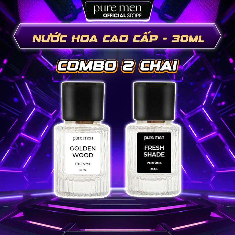  Nước Hoa Nam Cao Cấp Pure Men Hương Thơm Nam Tính & Lịch Lãm Cuốn Hút Lưu Hương Lâu  30ml  
