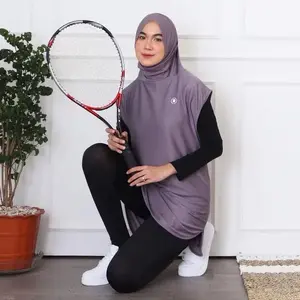 Jilbab Rompi Sporty Jumbo XL Jersey Adem Nyaman