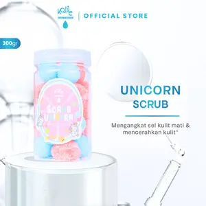 KOJIC PLANKTON - [SPECIAL LIVE] - [LIMITED STOCK] UNICORN SCRUB 300 GR | Body Scrub – Mengangkat Sel Kulit Mati & Kulit Tampak Cerah