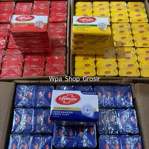 Lifebuoy Paket 12 Batang Sabun Mandi 60gr Varian Campur Total 10 Lemon Fresh & Skin Barrier Lebih Kuat