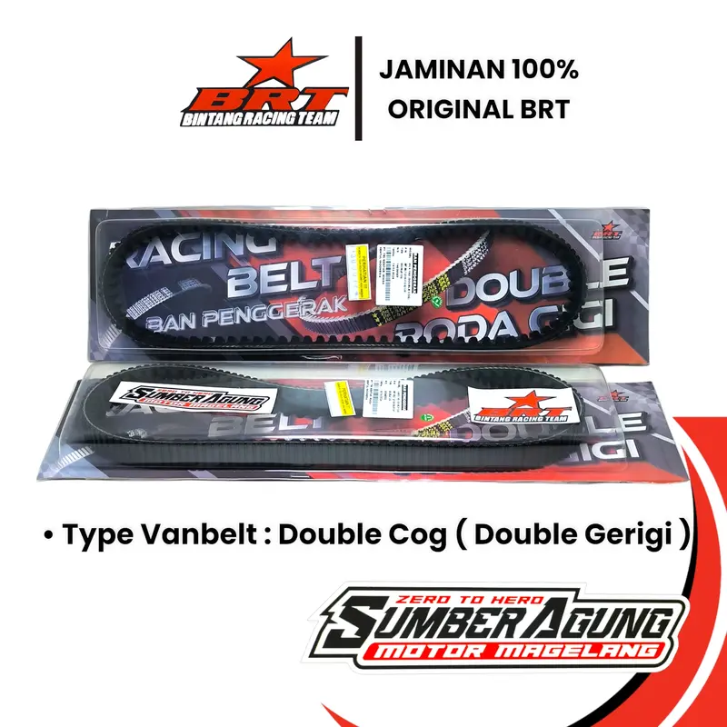 VANBELT V-Belt SET ROLLER BRT Racing VARIO 125 150 LED PCX ADV 150 160 JAMIN ORIGINAL 2