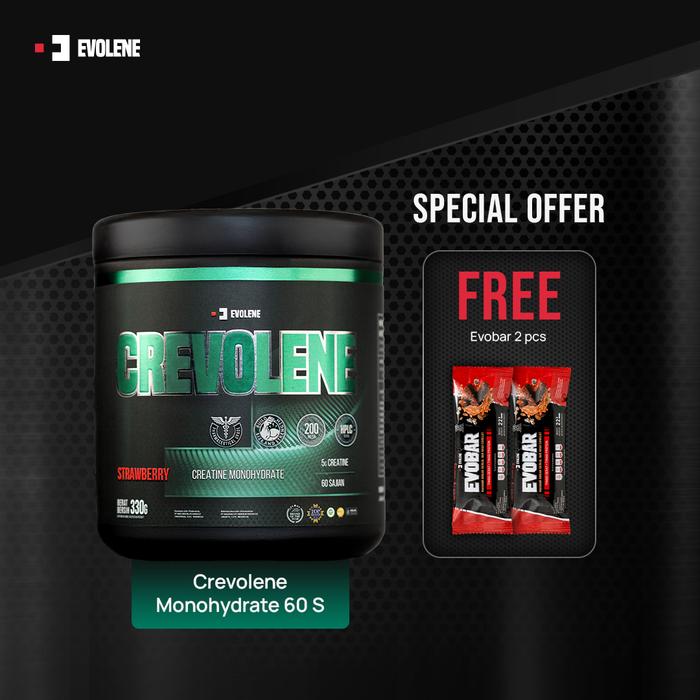 Gambar [NEW] Crevolene Monohydrate Evolene - Creatine Monohydrate dari Evolene Kota Tangerang Tokopedia