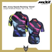 Gambar MXL Jersey Sepeda Glitch Lengan Panjang/Pendek Resleting Dewasa Unisex - S, Lengan Panjang dari MXL Sports Indonesia Kota Administrasi Jakarta Selatan 2 Tokopedia