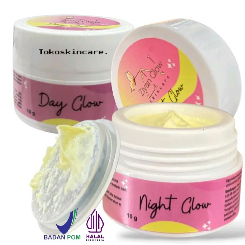 Night cream + Day ceam glow normal ziyan glow skincare 0