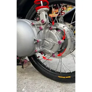 Baut titanium krengkes gardan Aerok/Nmax new 4 pcs