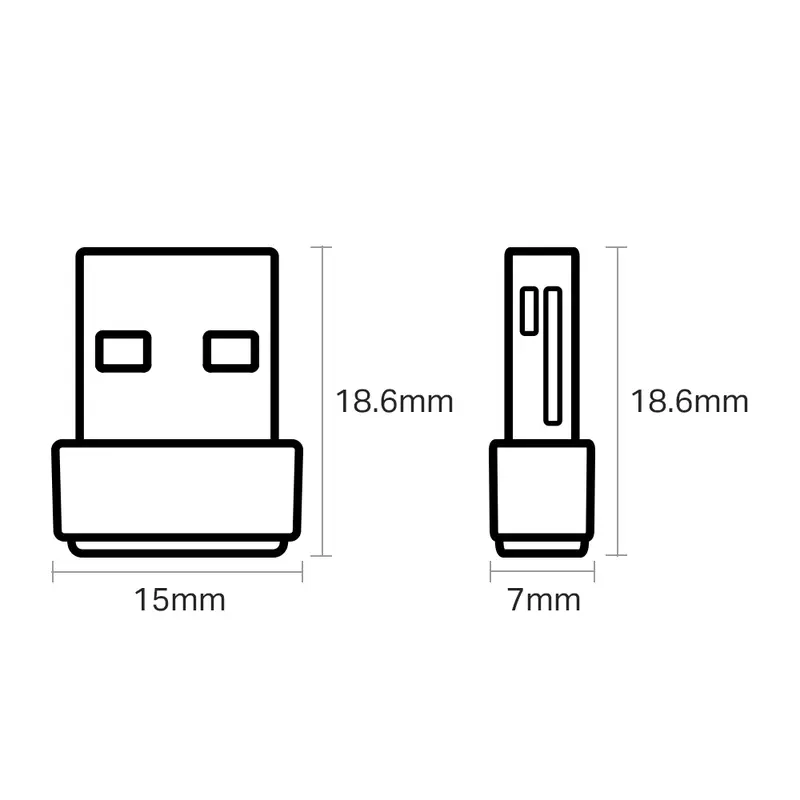 TP-Link Archer T2U Nano |  AC600 Dual Band | Nano Wireless USB Adapter | WiFi Dongle | Plug & Play 5