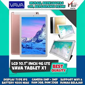 Vava Tablet X1 10.1" Inch 4G LTE Ram 2GB Internal 32GB Camera 8MP + 5MP Dual Sim WiFi 4800 mAh