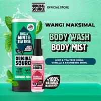 Gambar Paket Wangi Maksimal - Original Source Body Mist Vanilla & Raspberry 100ml + Original Source Body Wash Mint & Tea Tree 250ml dari CussonsID Kota Administrasi Jakarta Barat 1 Tokopedia