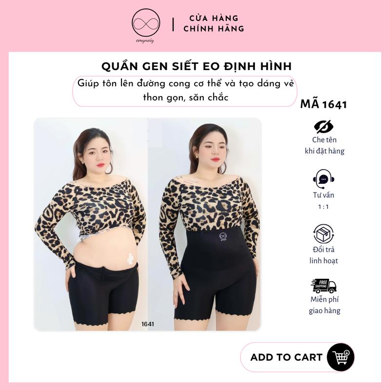 [Mã 1641]  Quần gen đùi bigsize su lạnh co giãn, nịt bụng lưng cao, ôm dáng cho nàng 40–80kg
