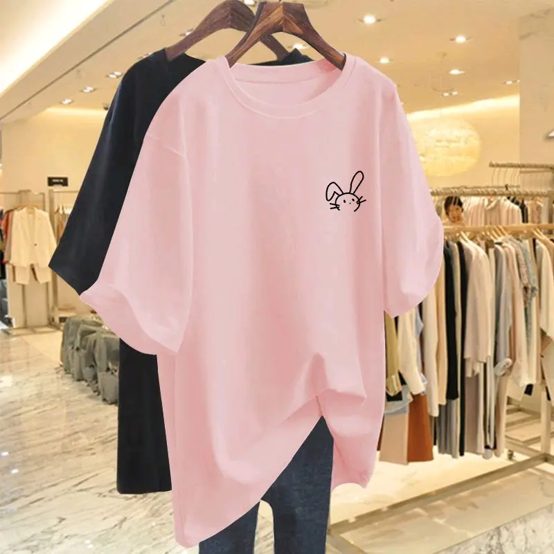 Kaos Urban Style Rabbit Cute Bigsize Jumbo XL 2XL 3XL 4XL 5XL Kaos Harajuku Pria Wanita Korean Oversize 0