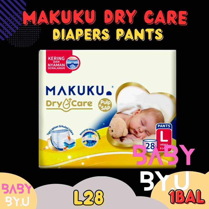 MAKUKU DRY CARE JUMBO DIAPERS PANTS L Popok Bayi 3