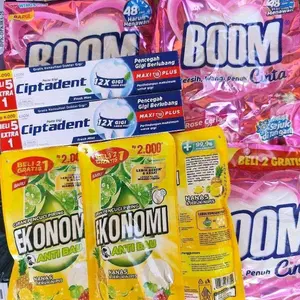 Promo 3 detergen boom + 2 ciptadent +  3 pcs ekonomi