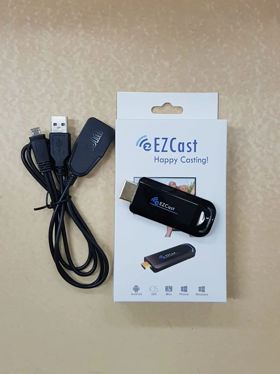 WiFi Display Receiver HDMI TV Dongle ezCast Miracast Full HD 1080p