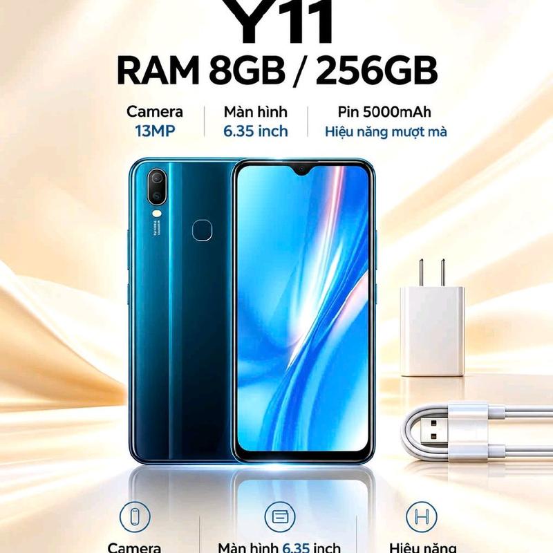12ol/ 2nd hand/Đien thoại  Y11 _Ram8/256gb_ 2Sim 2Song