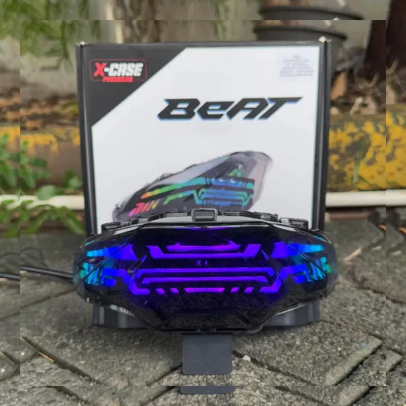 Lampu Stop Beat Deluxe Lazy RGB Connect HP 200++ Click Mode Include Socket PNP 3in1 Plus Sein Beat 2020-2023 1