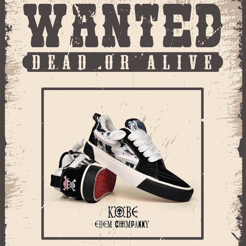 Ehem - Sepatu Sneakers Unisex Pria Wanita Kobe One Piece Casual Shoes 2