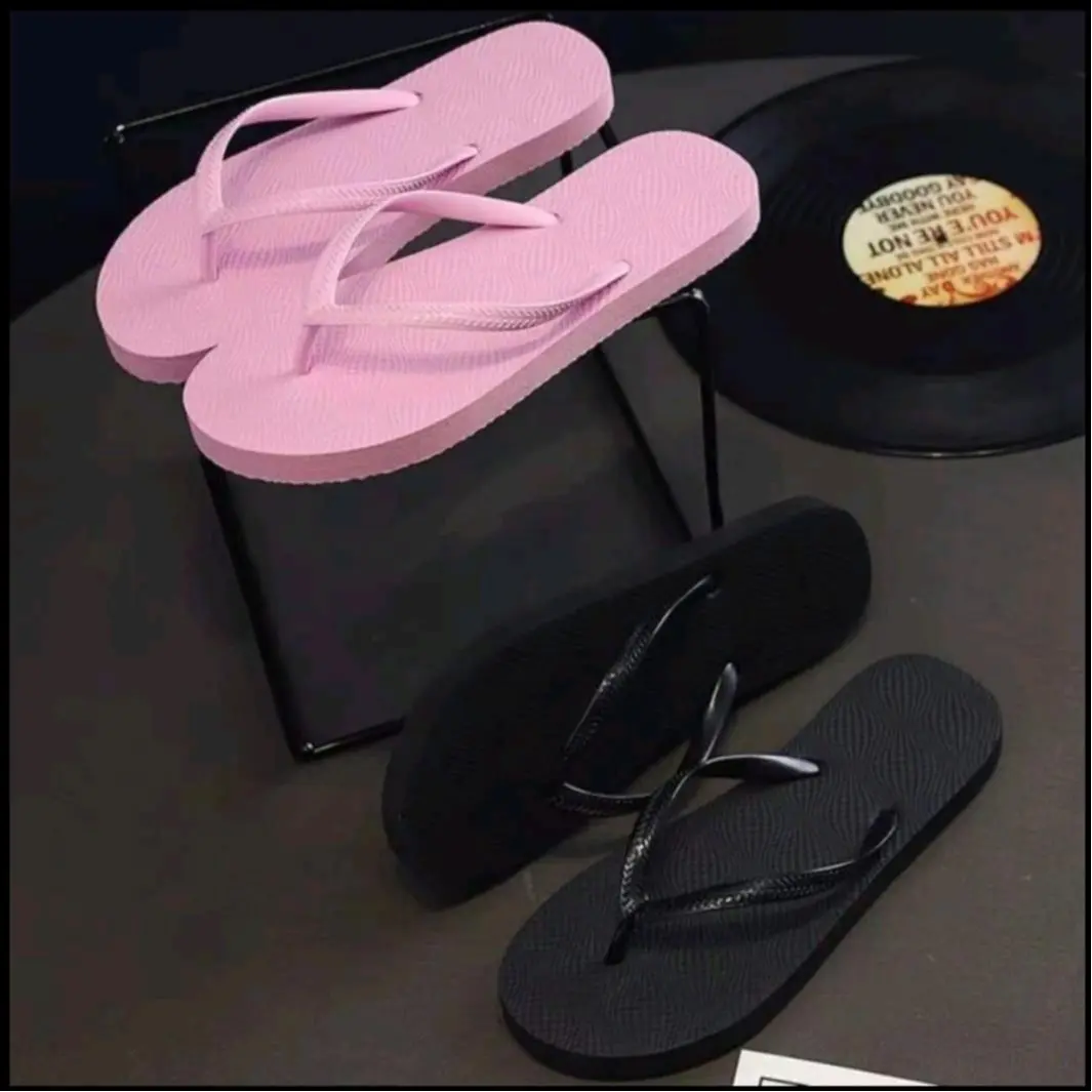 Sandal Jepit Polos cewek Pink empuk dan nyaman model Terbaru 2024